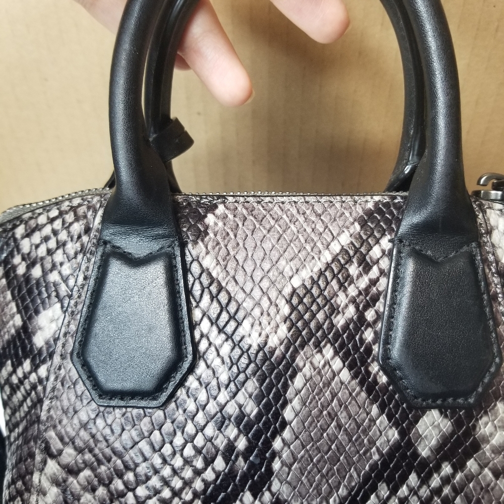 Michael Kors Campbell Mini Python Embossed Satchel - image 6